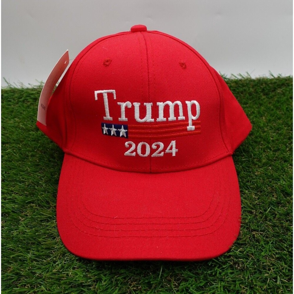 Trump 2024 Hat Red Adjustable Hat Cap Trump Red Hat Strap MAGA Nwt